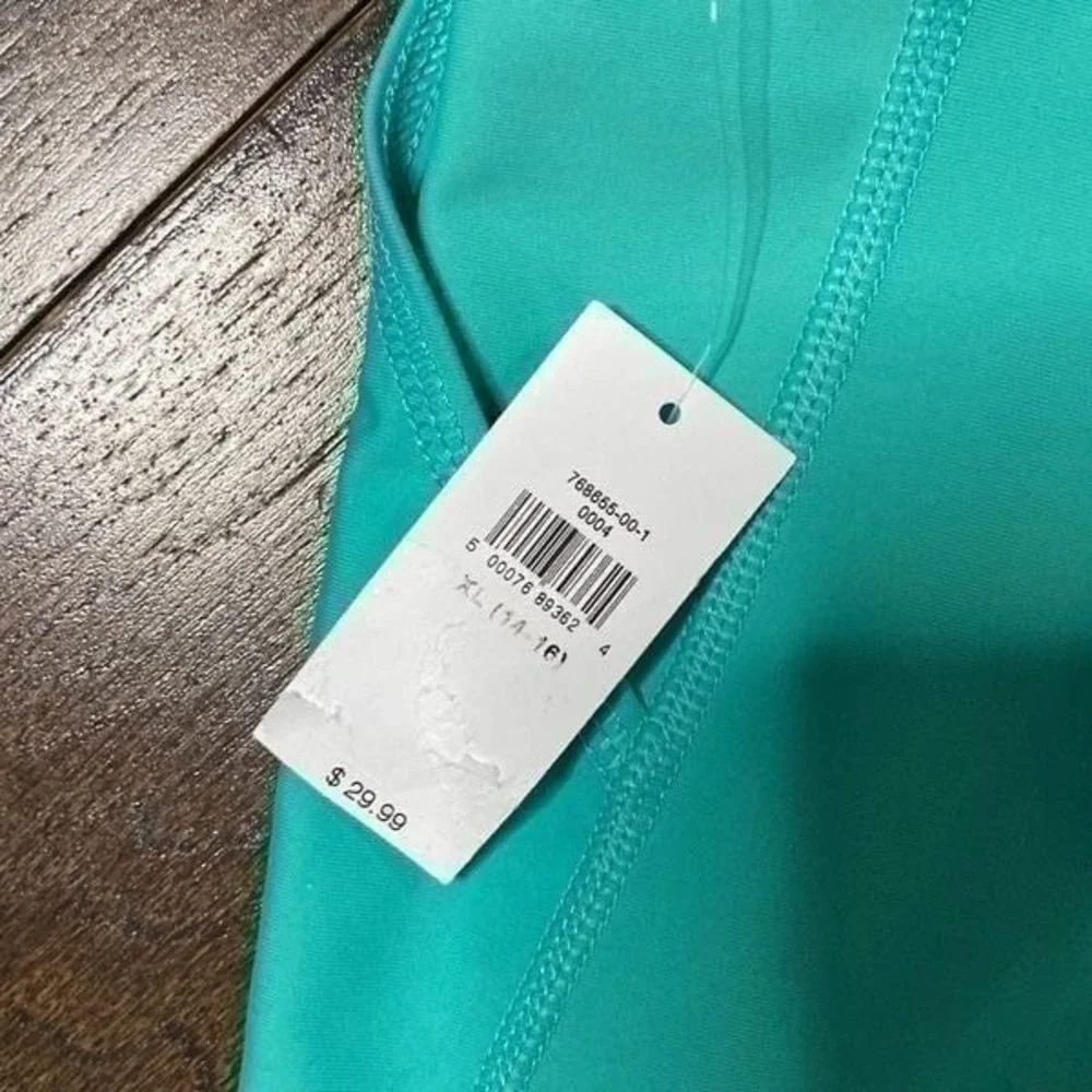 NWT girls XL turquoise leggings‎ old navy active kids